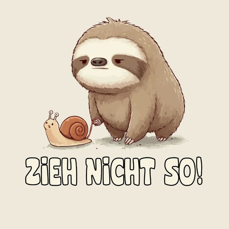 Pull Not So Sloth Cartoon