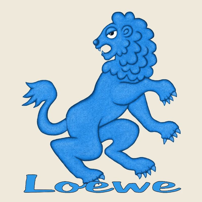 Sternzeichen Löwe blau