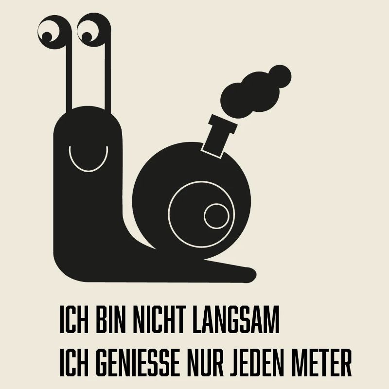 Snail with funny saying