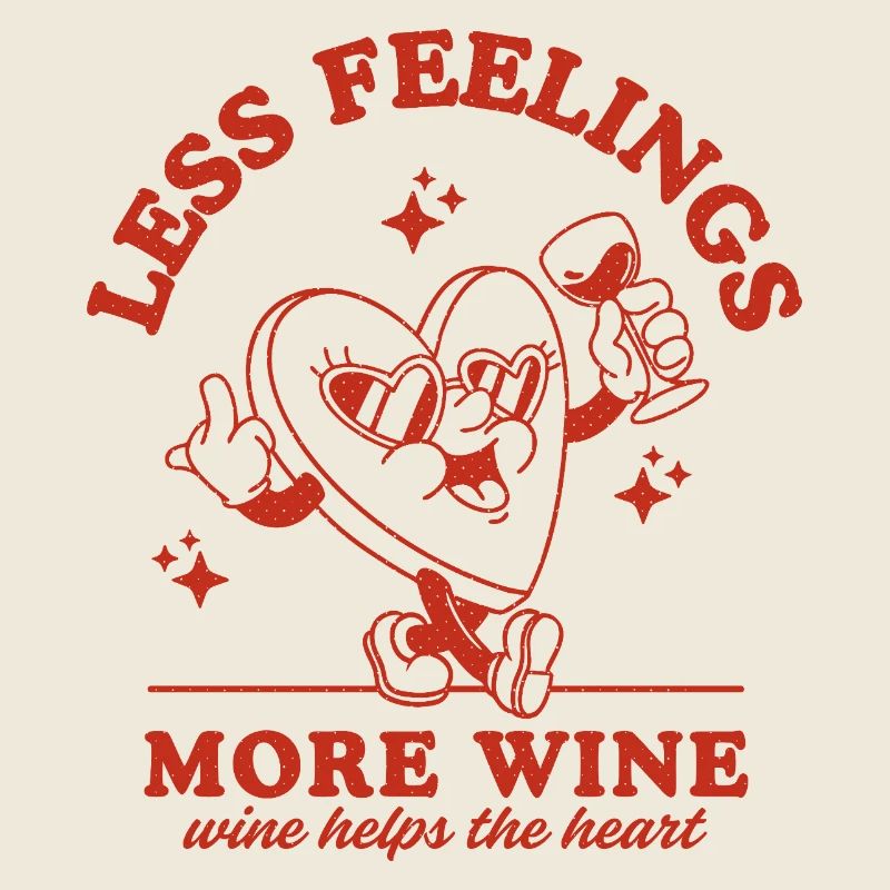 Moins de sentiments Plus de vin