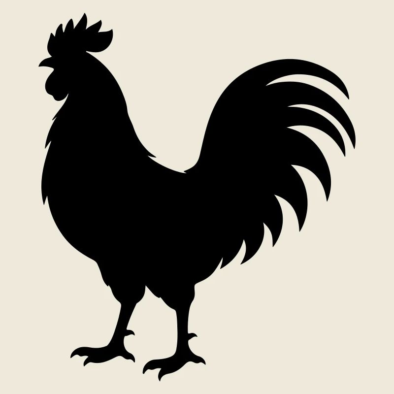 Silhouette du coq