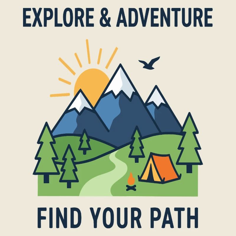 Explorez l’aventure, trouvez votre chemin, camping