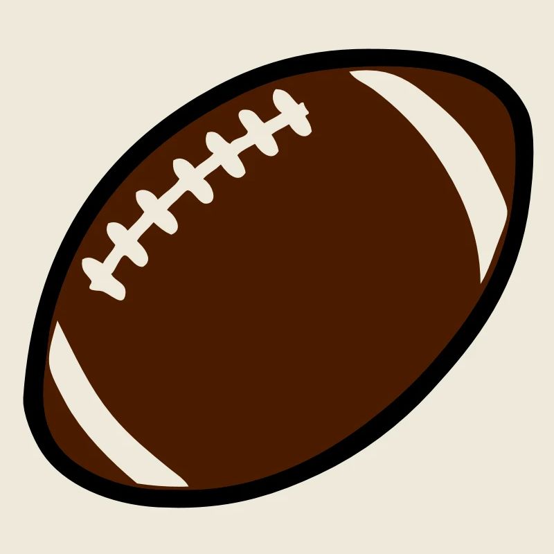 Rugby-Ball oder Fußball americain712