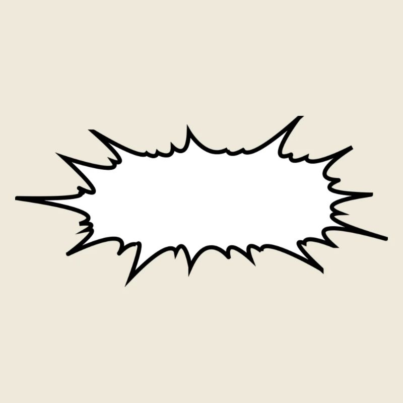 Splash speech bubble