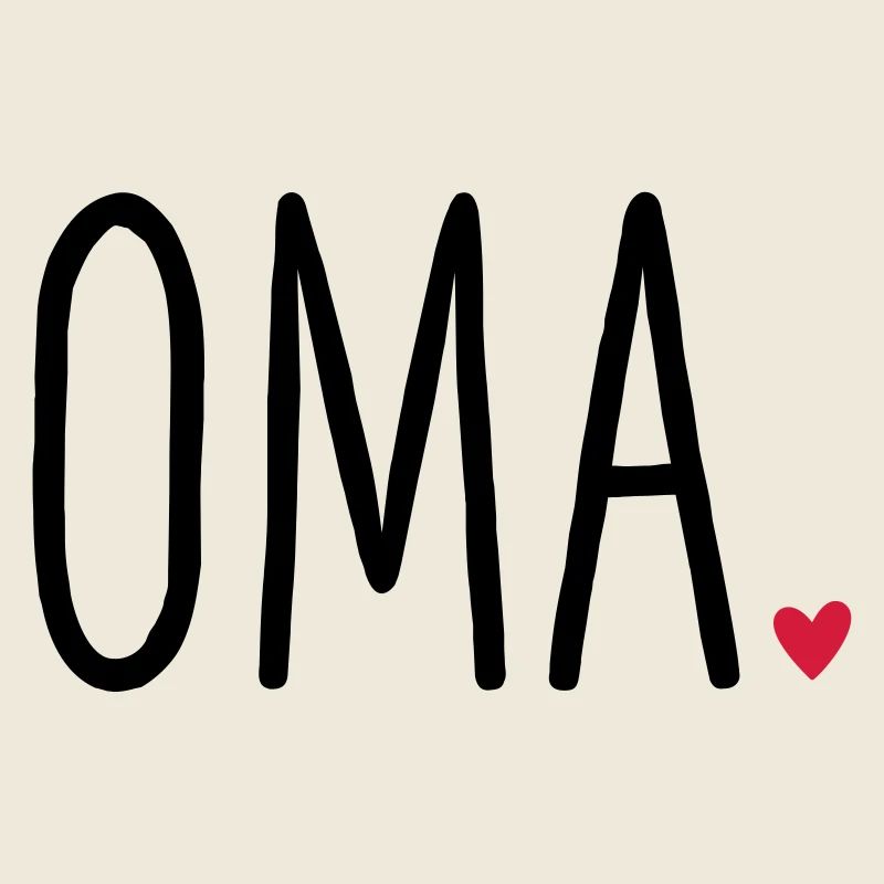 Oma Herz - Geschenk Muttertag Enkel Liebe