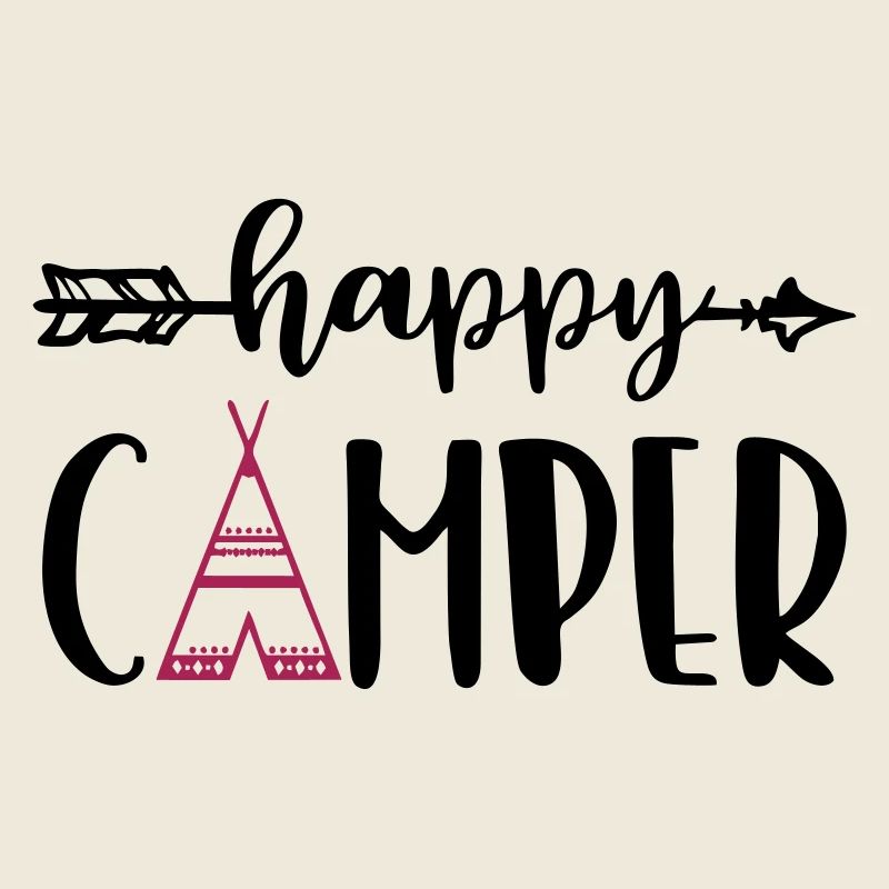 campeur heureux