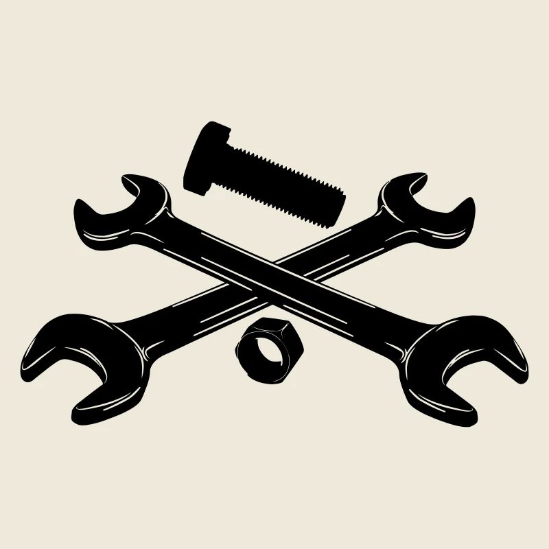 Wrenches bolt and nut