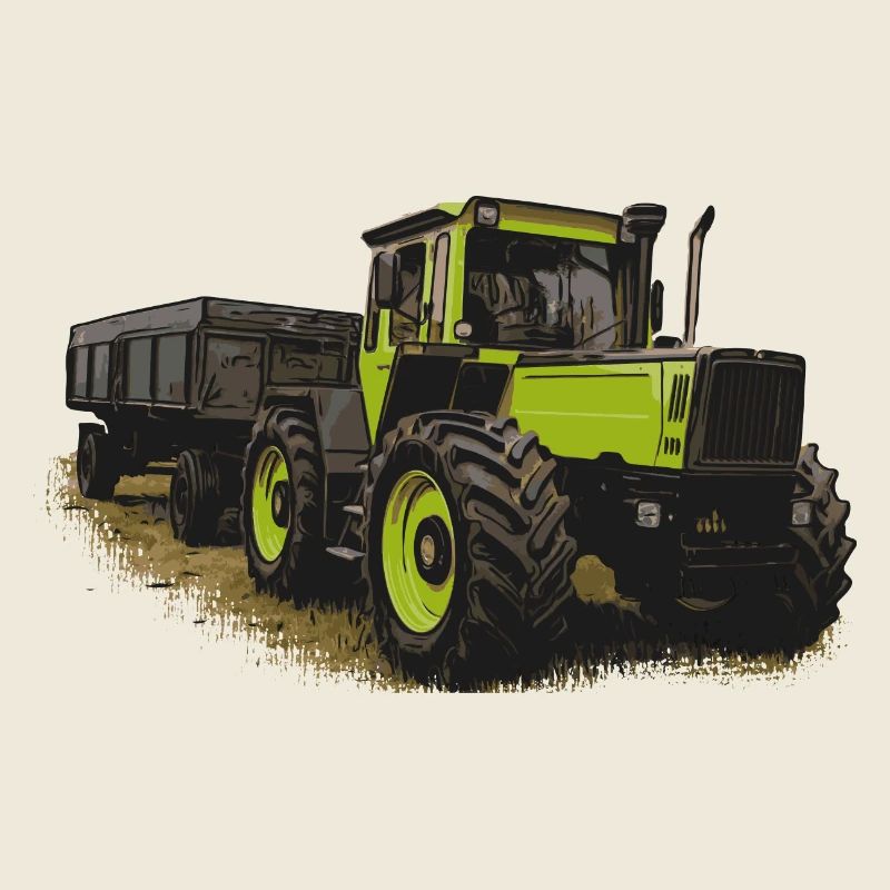 MB trac 1600 turbo avec remorque