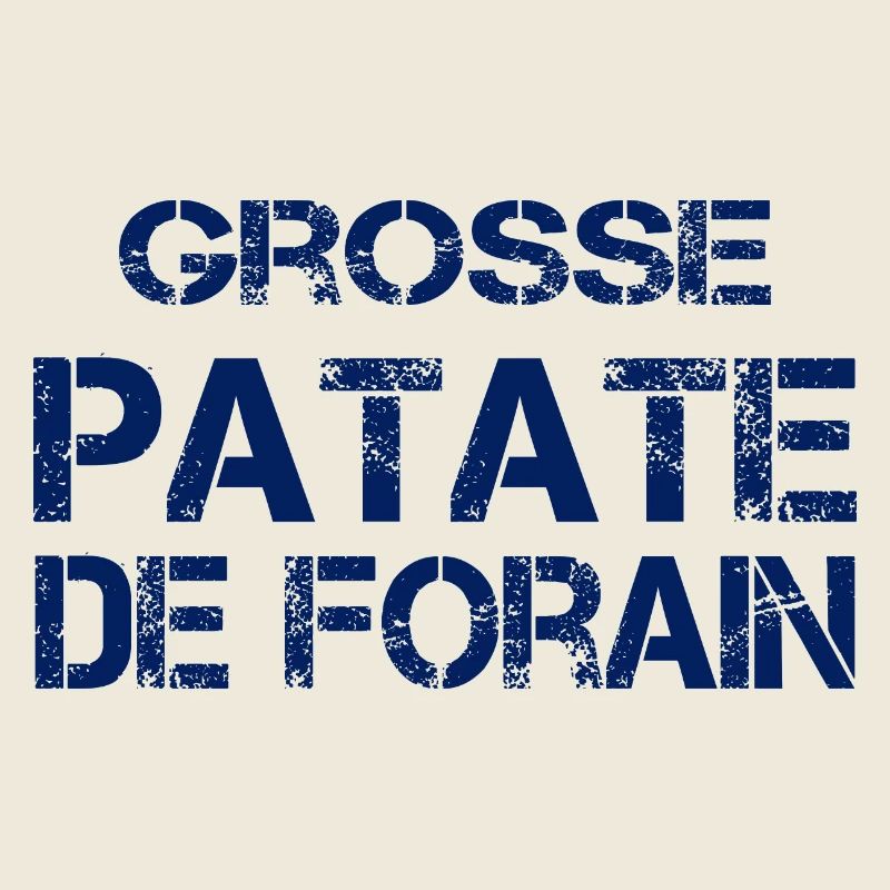Grosse Patate de forain (bleu)