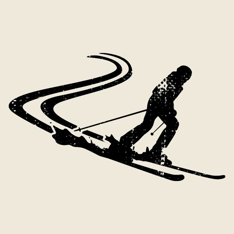 Dessin de skieur