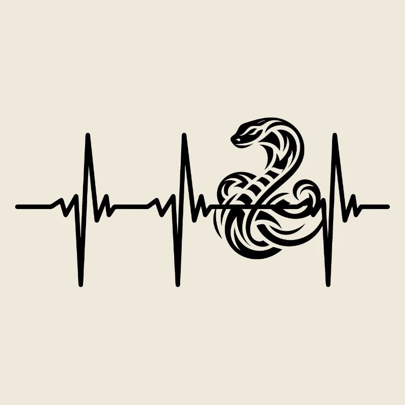 Heartbeat for Elegant Tattoo Snakes