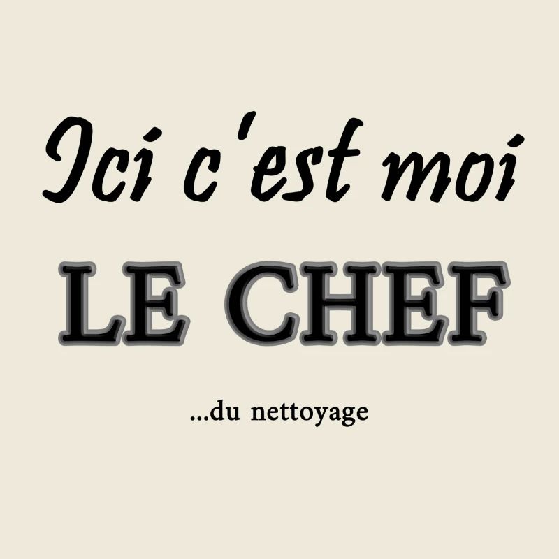 c'est moi le chef