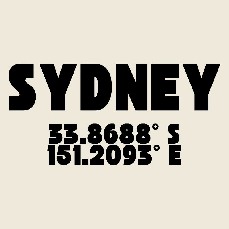 Sydney - Design with coordinates