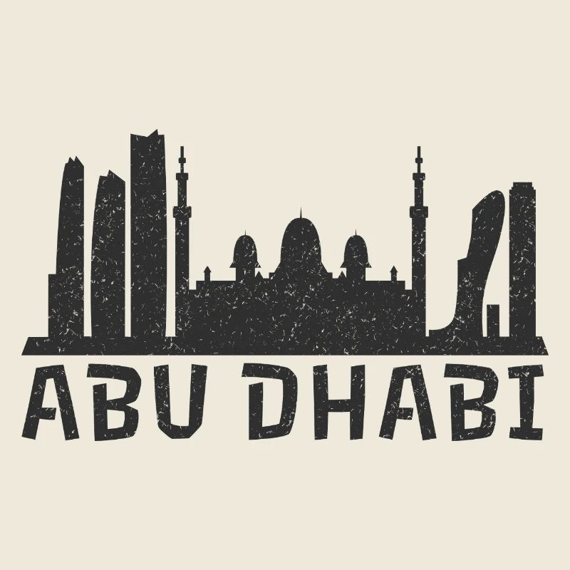 Paysage nocturne d’Abu Dhabi