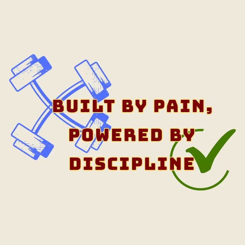 Construit par la douleur, alimenté par la discipline