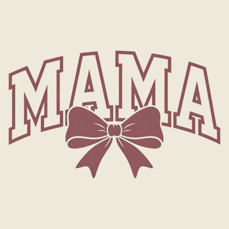 Mama Statement – Élégant design de nœud Mama