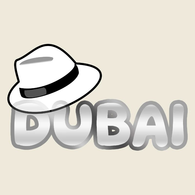 Dubai Stil mit Fedora