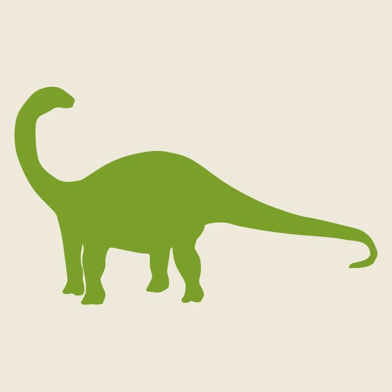 Dinosaur Silhouette Green