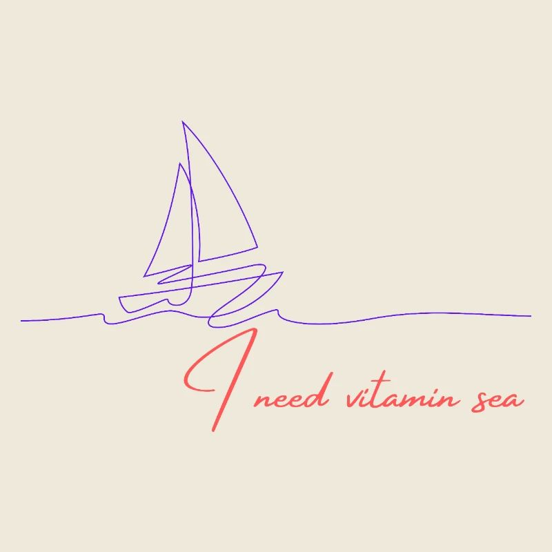 Motif de la navigation en mer vitaminée