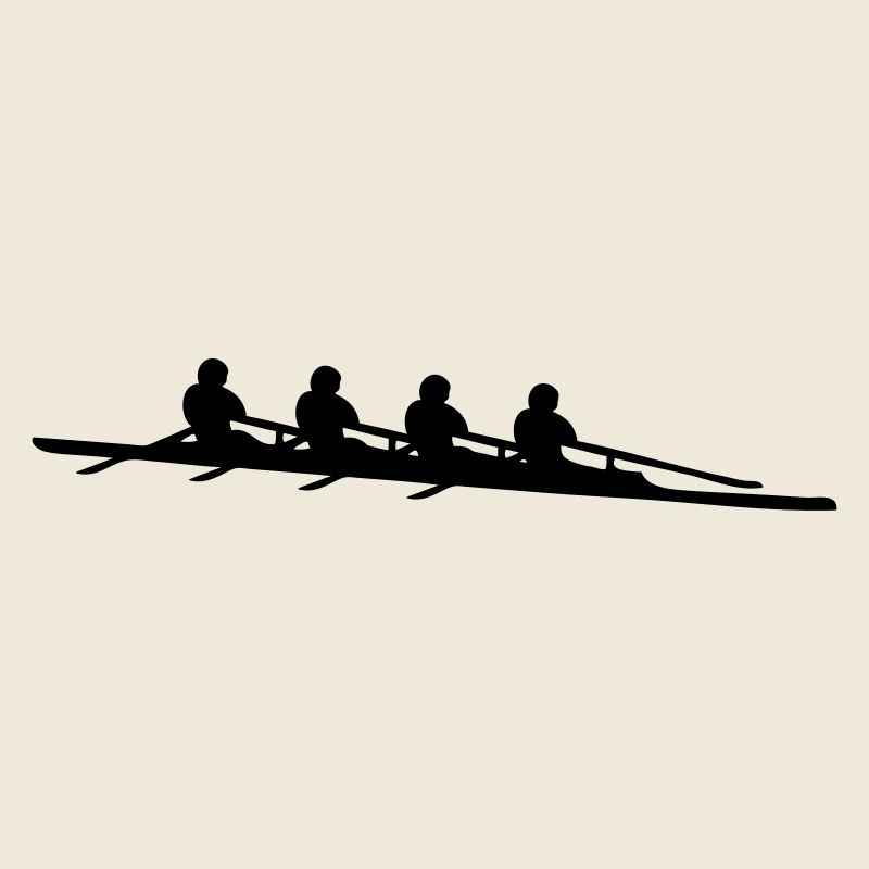 Rudern 4 Quad-Schädel scull Ruderboot