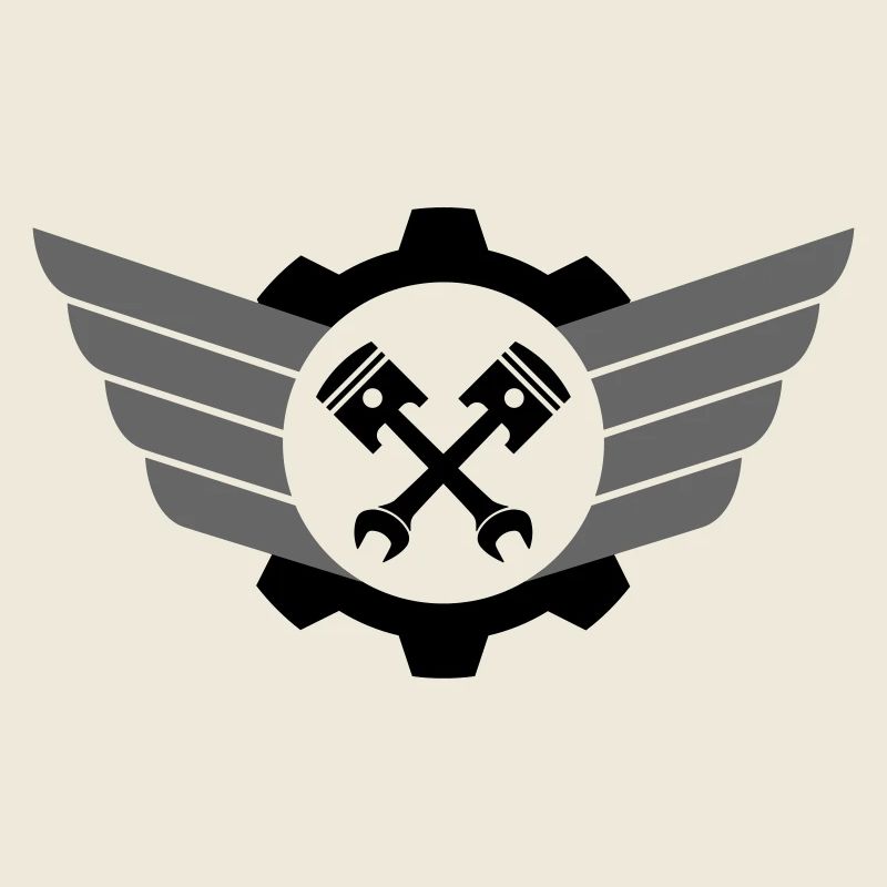 Clé de piston croisée avec engrenage et aile