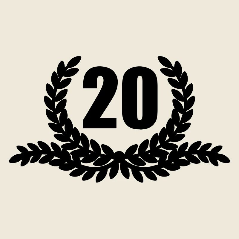 Laurel wreath 20 YEARS