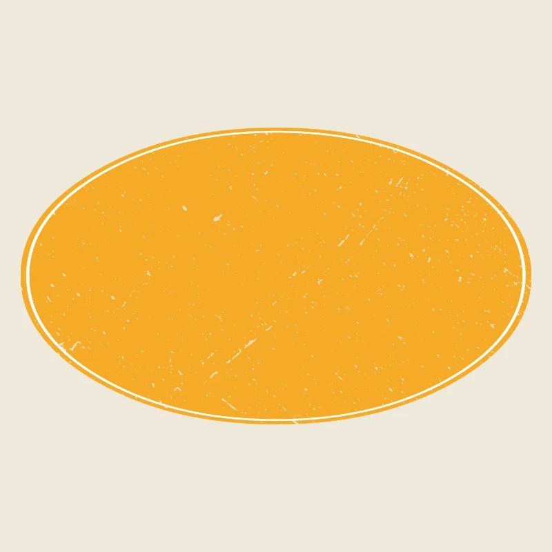 Ovaler Background schmutzig gold-gelb