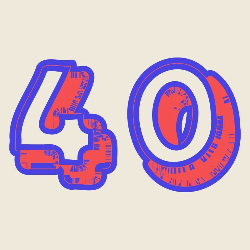 40. 40 YEARS. 40th ANNIVERSARY. 40TH ANNIVERSARY.