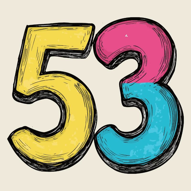 53 Number Symbol