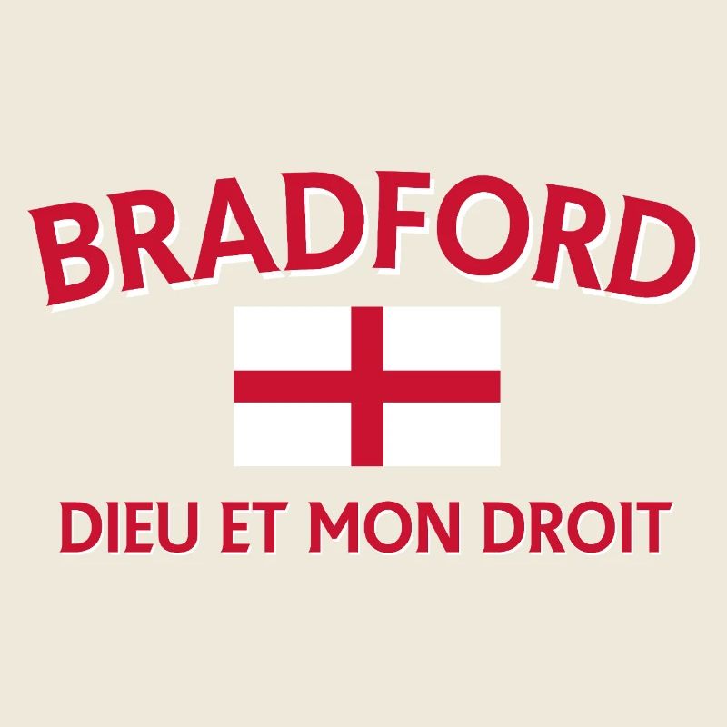 Drapeau de Bradford avec devise