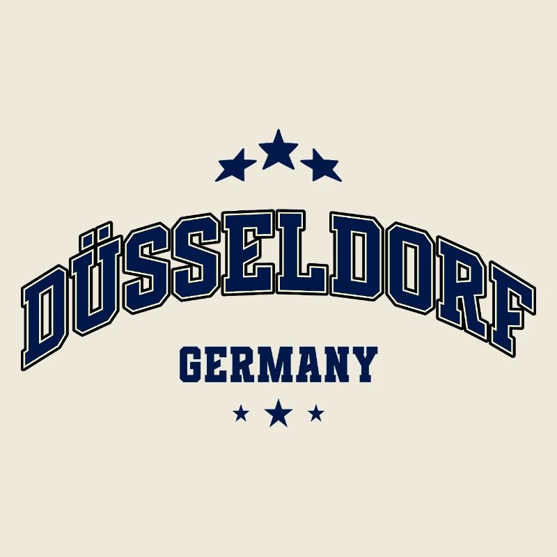Düsseldorf Germany Vintage Look College
