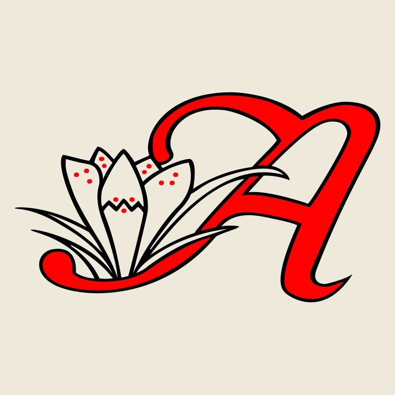 Buchstabe A Initiale