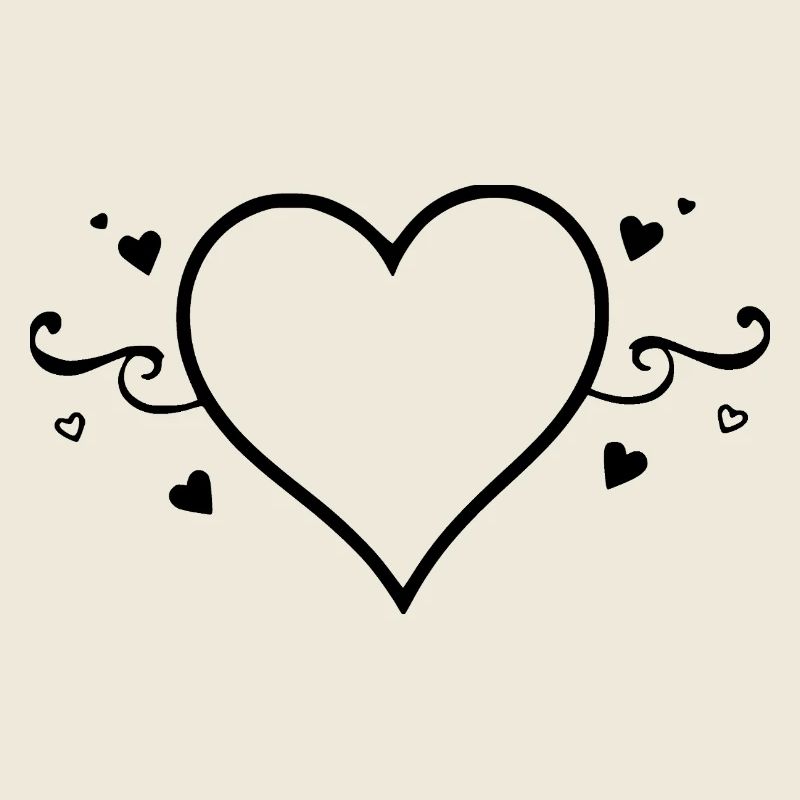 Black Heart Valentine's Day Gift