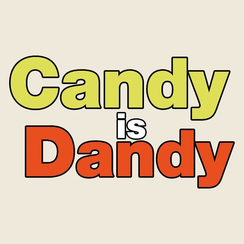 Candy ist Dandy Bold Typografie