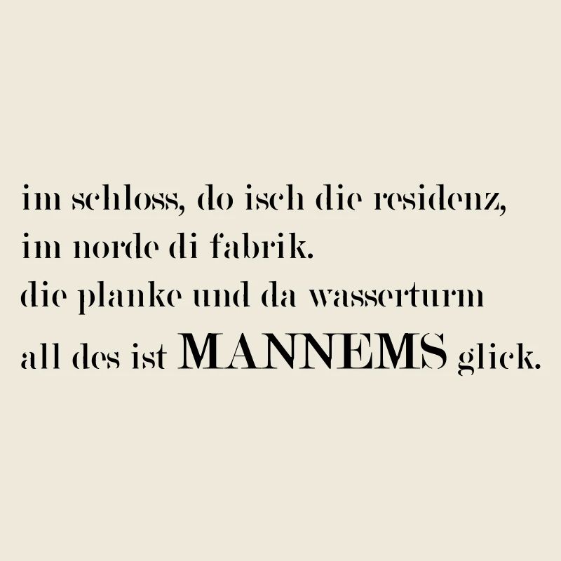 Mannems Glick - Mannheim