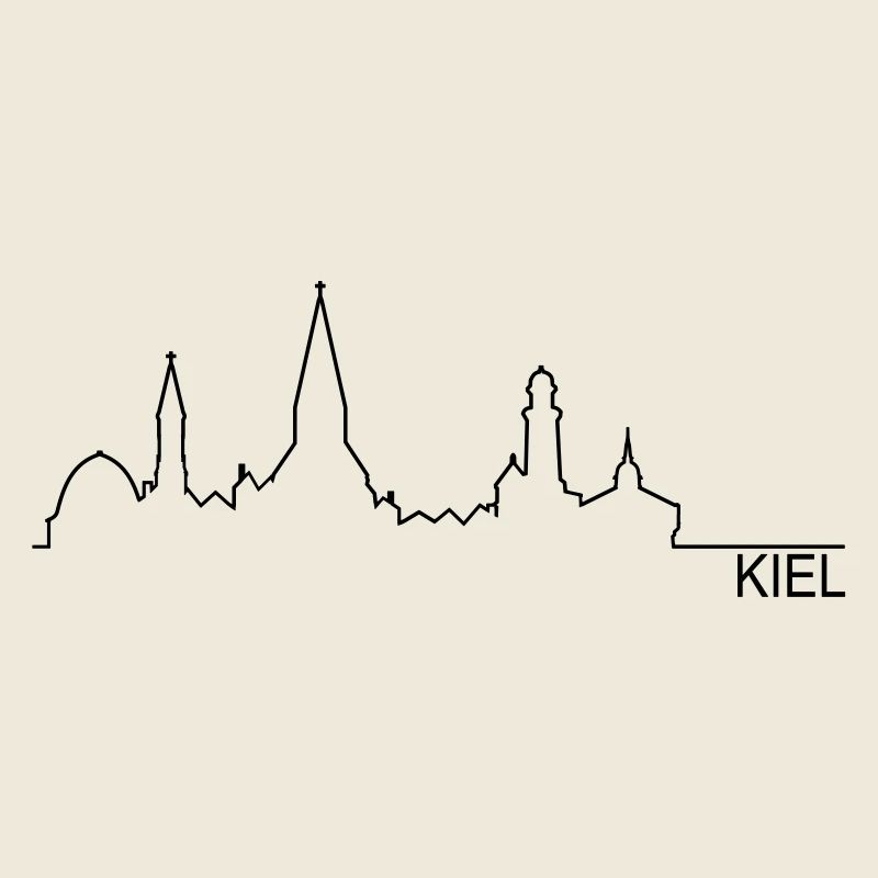 Skyline Kiel Silhouette Name