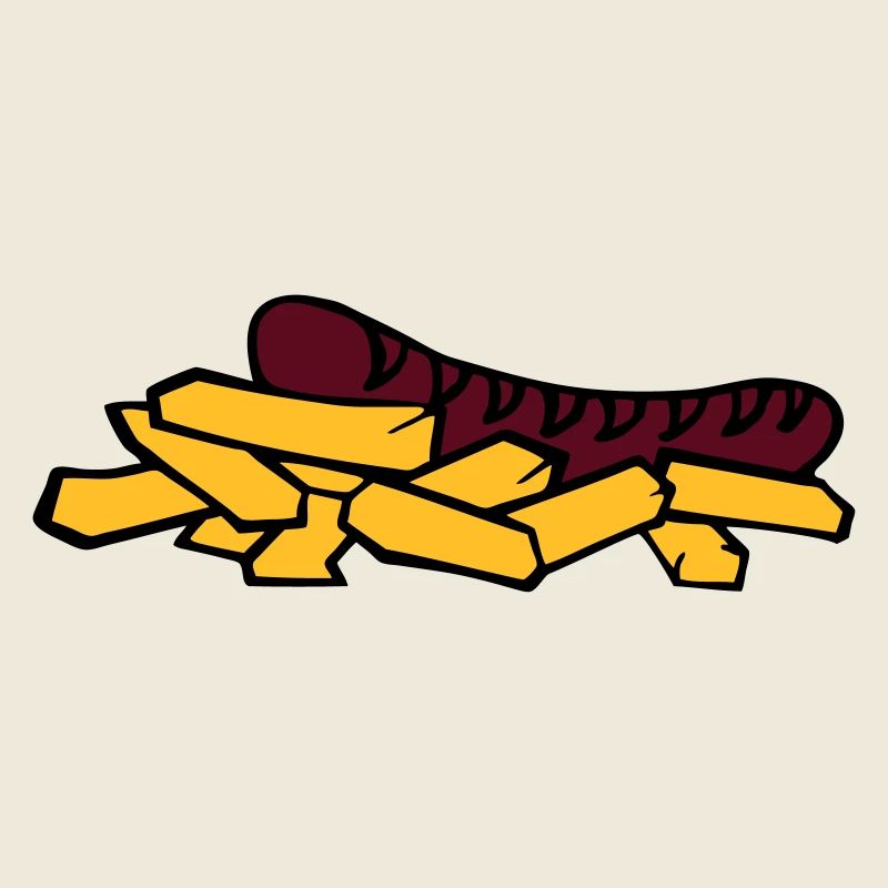 currywurst frite saucisse