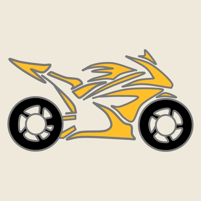 Motorcycle Bike Chopper Moped Roll