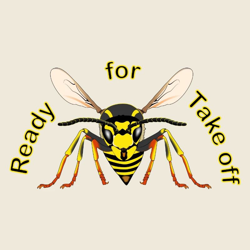 Wasp Ready for Take off