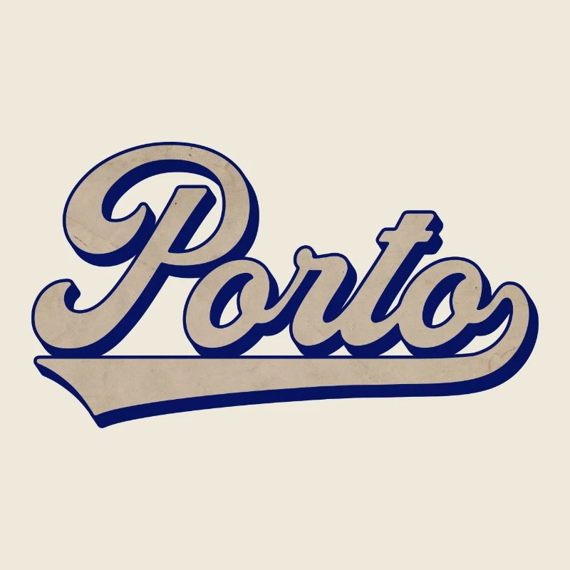 Porto Script Vintage Style