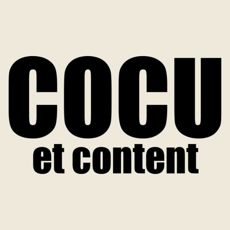 Cocu et content !