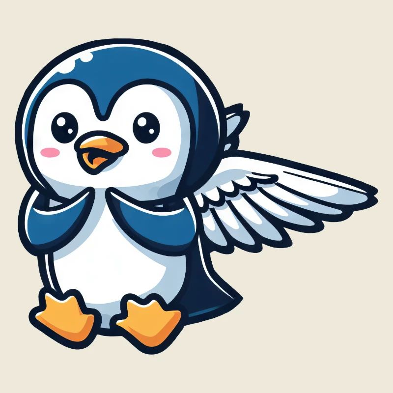Celestial Penguin Wings