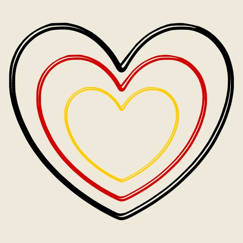 Heart Germany Colors