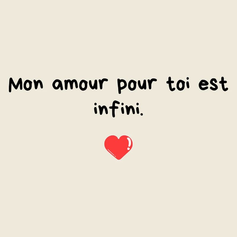 My love for you is infinite - couple gift idea