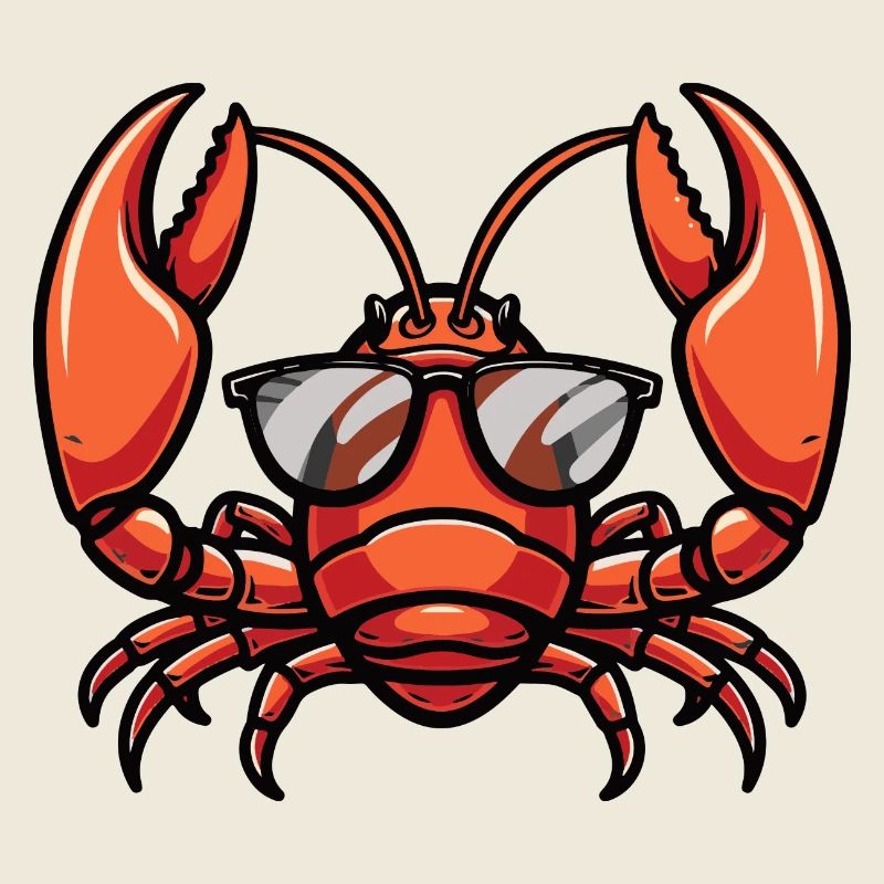 Lobster Crab Comic Cool