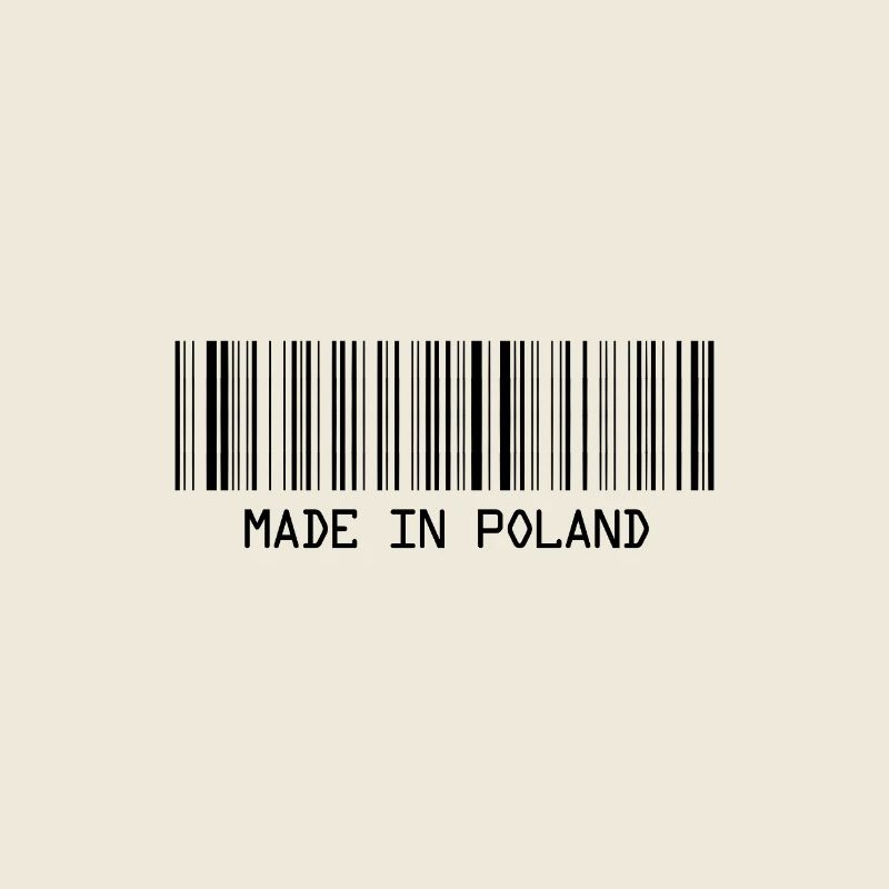 Made in Poland - Polska - Polen - Barcode - Strich