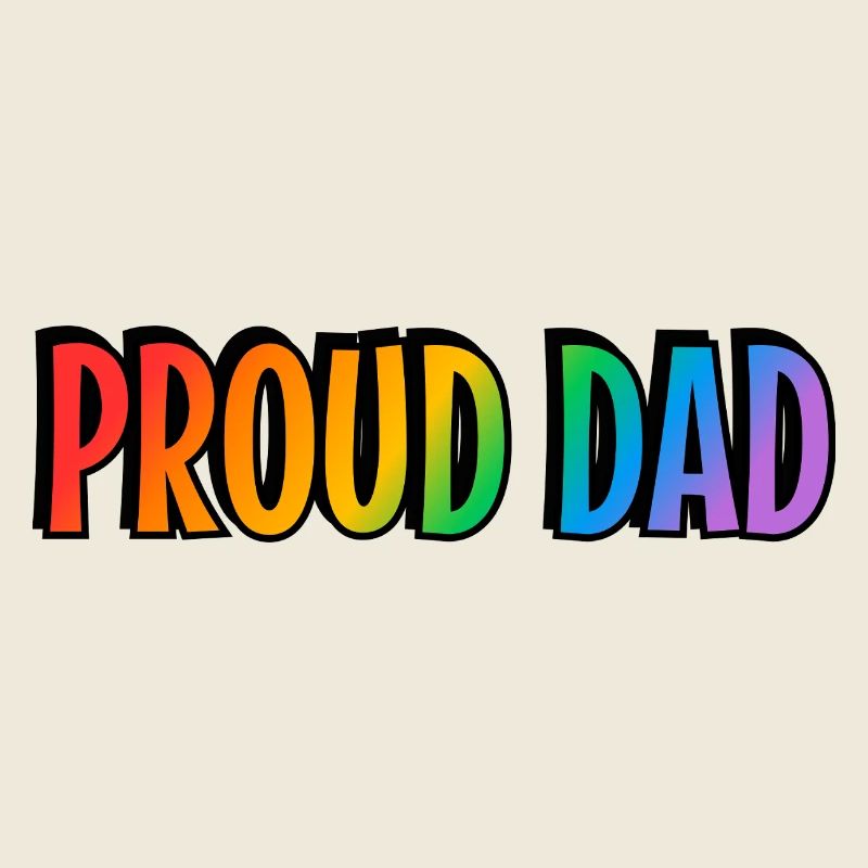 Fier papa LGBTQ Pride Parents