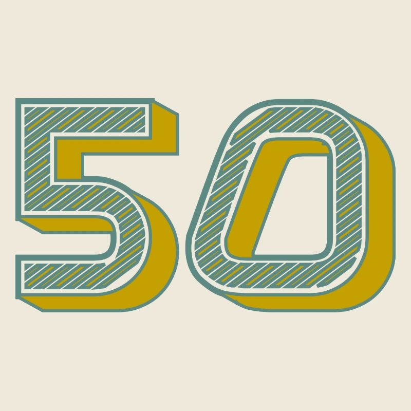 Number 50 Modern Chart