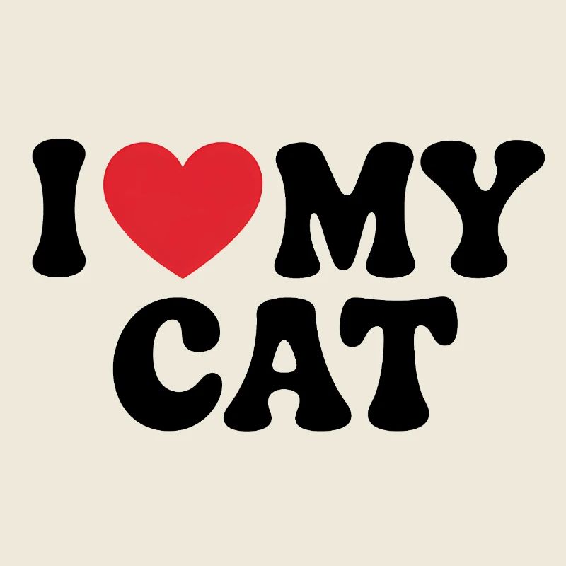 Love My Cat Pet Lover