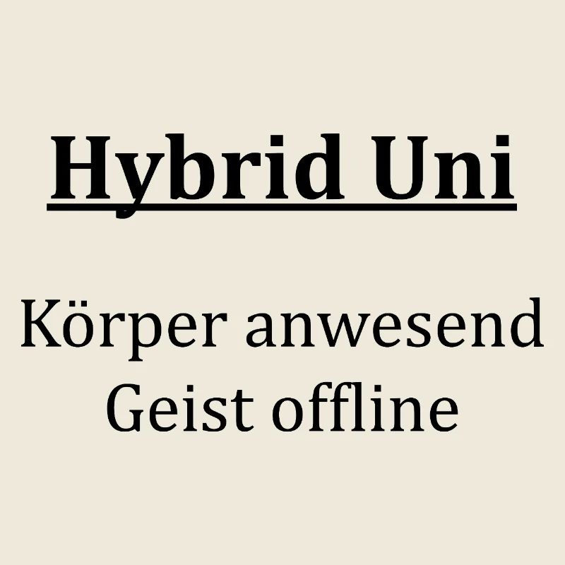 Unispruch "Hybrid Uni" Geschenk, Studenten
